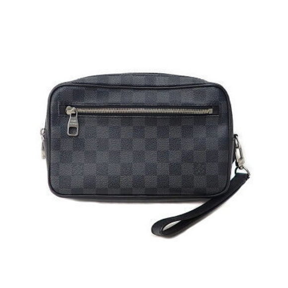 Louis Vuitton Damier Graphite Black Pochette Kasai Shoulder Bag - Picture 1 of 8